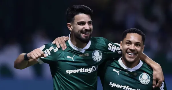 Flaco López e Vitor Roque: A parceria que dominou o ataque do Palmeiras