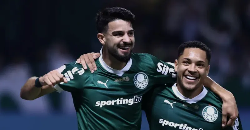 Flaco López e Vitor Roque: A parceria que dominou o ataque do Palmeiras