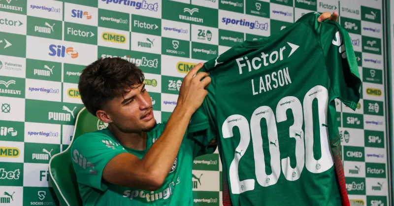 Larson assina novo contrato com o Palmeiras: saiba os detalhes e a emoção do jogador